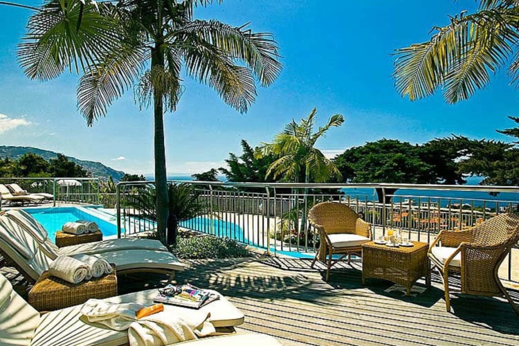 Terrace and pool